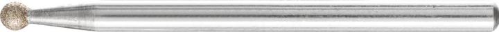 Actual product image Pferd CBN grinding pin ball Ø 3.0mm shank-Ø 3 mm B64 (fine) for engraving and deburring