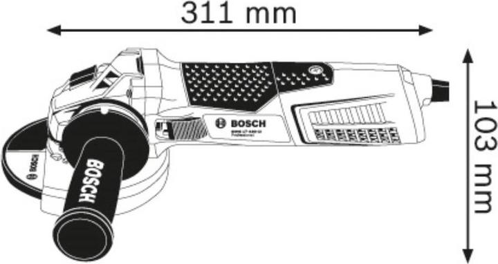 Actual product image Bosch Professional Bosc Angle lock GWS 19-150 CI bu 060179R002 (150 mm)