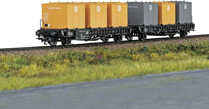Produktbild Trix H0 24162 H0 Behältertransport-Doppelwagen der DB (Spur IV)
