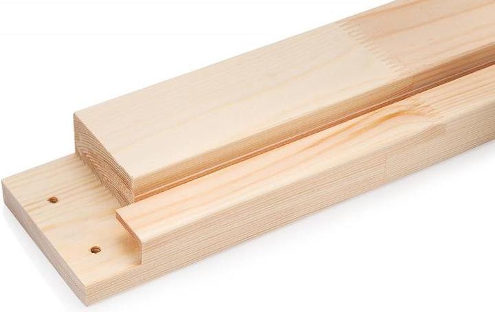 Actual product image Flammifera Sauna Door Eco 7x19 Clear Glass. Pine