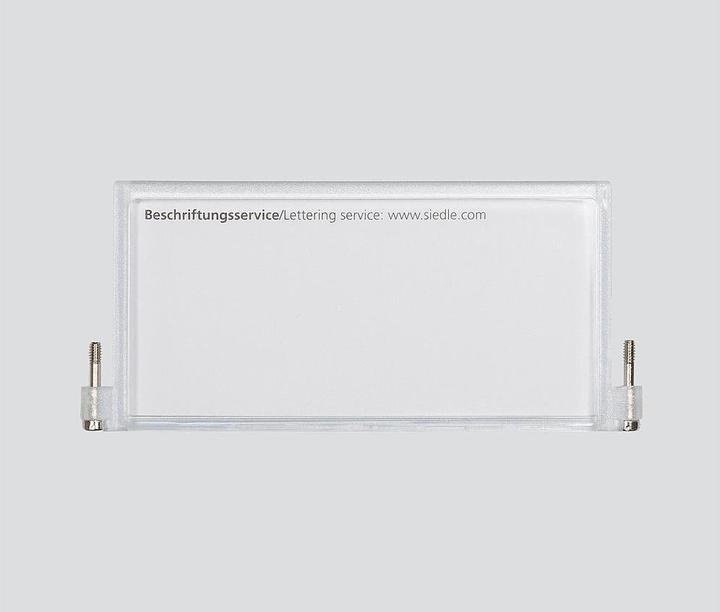 Produktbild Siedle S. & Soehne Namensschildtasche rauchf. kpl. TM 511-02 B 2000070