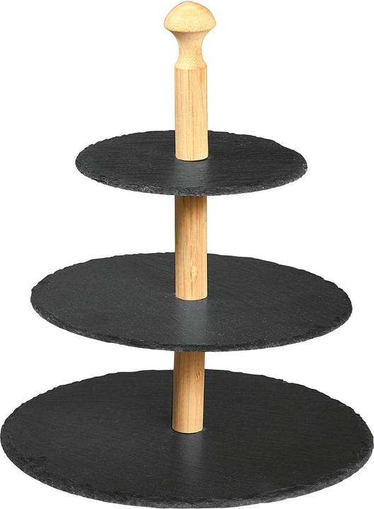 Produktbild Kesper Etagere Schiefer, 3-Stöckig