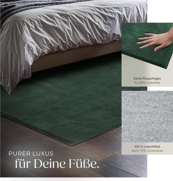 Immagine prodotto tectake Tappeto a pelo corto Soft Zone (120 x 170 cm)
