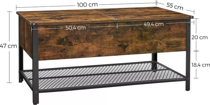Immagine prodotto Vasagle Breanna (100 x 55 x 47 cm)