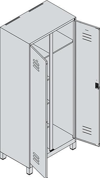 Immagine prodotto C+P Armadietto di pulizia Classic PLUS (80 cm, 195 cm)