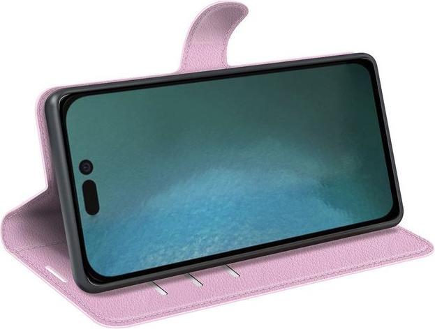 Produktbild MU Classic Litchi Leder Bookcover Series (Apple iPhone 14 Pro)