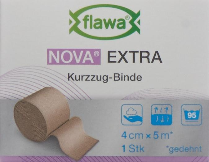 Image du produit Flawa Kurzzugbinde 4cmx5m hautfarbig