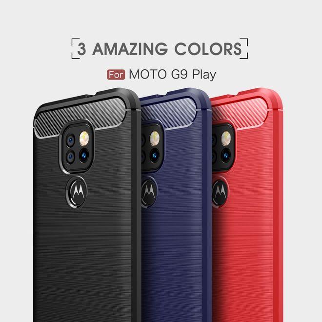 Immagine prodotto MU Style Serie Softcase in fibra di carbonio TPU (Motorola Moto G9 Play)
