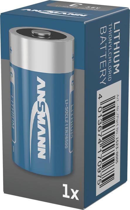 Actual product image Ansmann Battery C ER26500 3.6V Lithium thionyl chloride (1 pcs.)