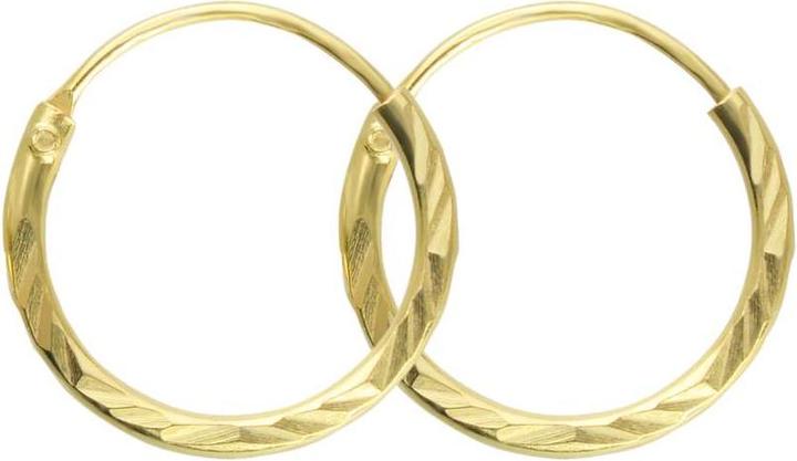 Bijouteria Creolen (Gold-Beschichtung (vergoldet), Silber 925)