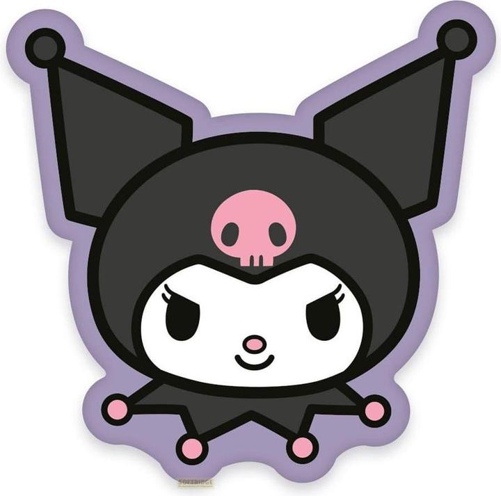 Produktbild Herding Sanrio Dekokissen Kuromi Face 36 cm