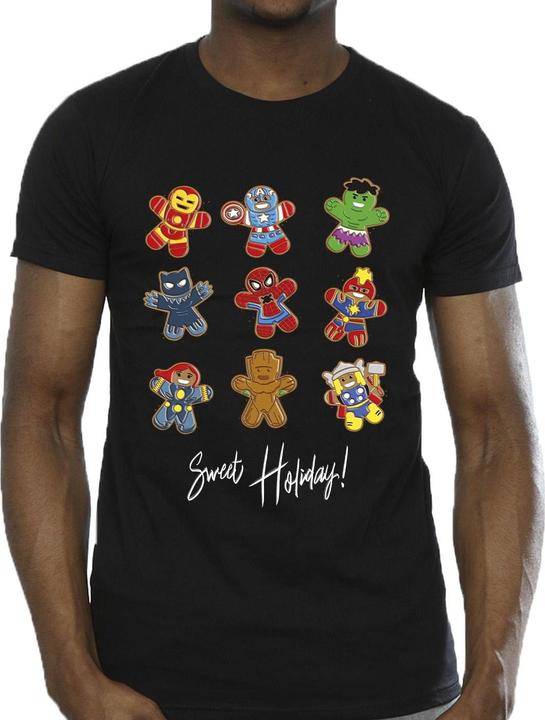 Actual product image Mens Gingerbread Avengers T-Shirt (XL)