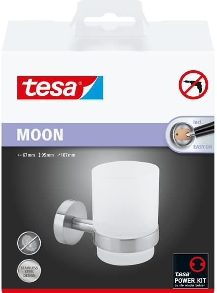 Image du produit tesa Gobelet à dents MOON avec solution adhésive sans perçage