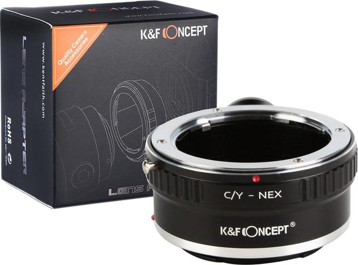 Produktbild K&F Concept High Precision Lens Adapter Mount, C/Y-NEX (with tripod connector)