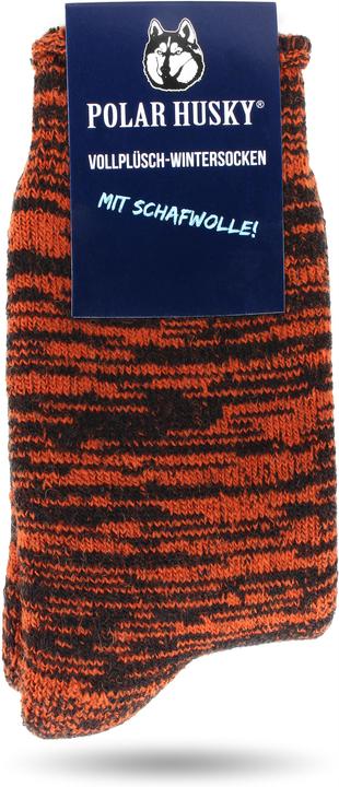 Actual product image Polar Husky Farbige Vollplüsch-Socken mit Wolle (Single pack, 39 - 42)