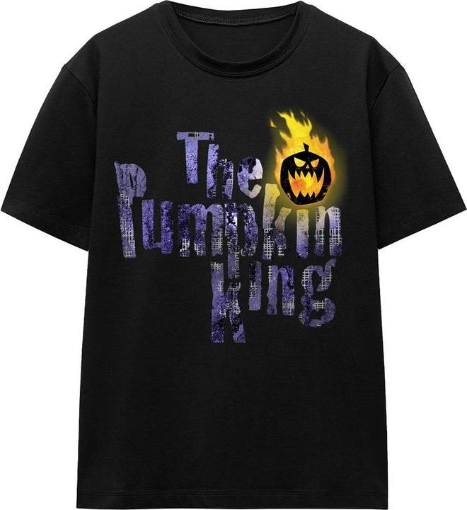 Immagine prodotto The Nightmare Before Christmas Maglietta Re della Zucca Testo Adulto Unisex (M)