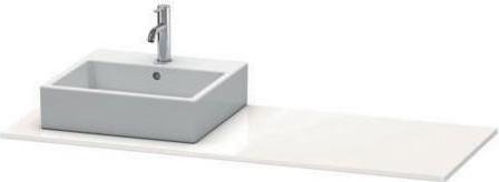 Actual product image Duravit Console XSQUARE 16x1400x550mm w Auss mttg sw high gloss