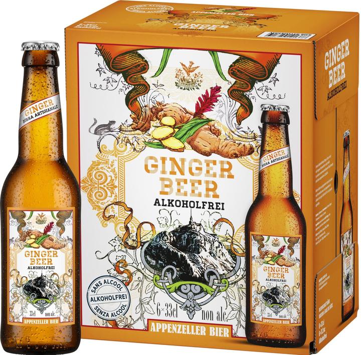 Produktbild Appenzeller Bier Ginger-Beer (6 x 33 cl)