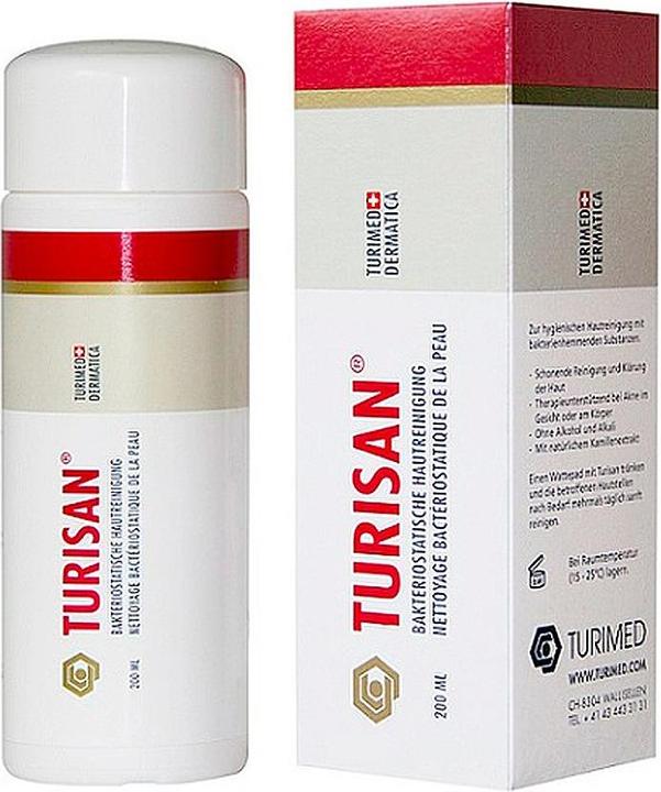 Actual product image Turimed Bakteriostatische Hautreinigung (Cleaning cloths, 200 ml)