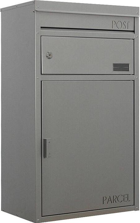 Actual product image SafePost 45 Letterbox with parcel compartment silver-grey