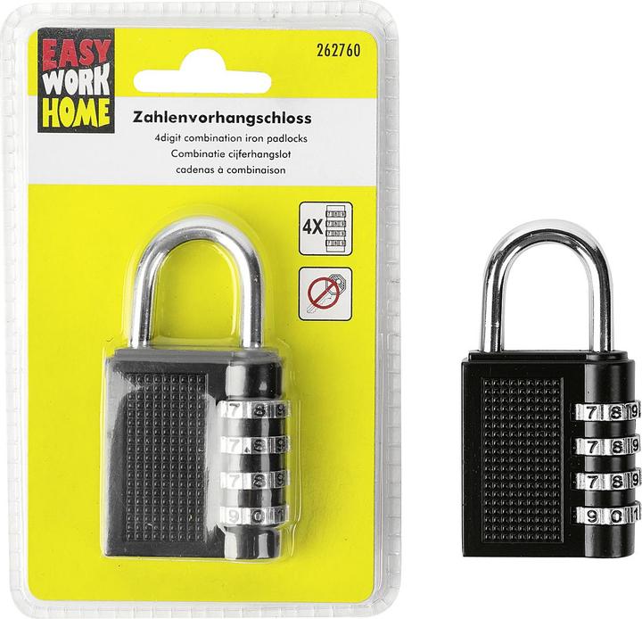 Produktbild Easy Work Zahlenvorhangschloss