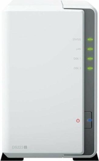 Produktbild Captiva NAS Server S75-801 (Synology DS223j / 1GB RAM / 2-Bay 12TB mit 2x 6 TB WD Red Plus) (2 x 6 TB)
