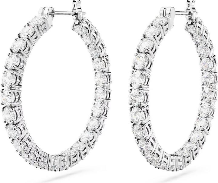Immagine prodotto Swarovski Matrix Creoles Taglio Rotondo Bianco (Metallo Swarovski)