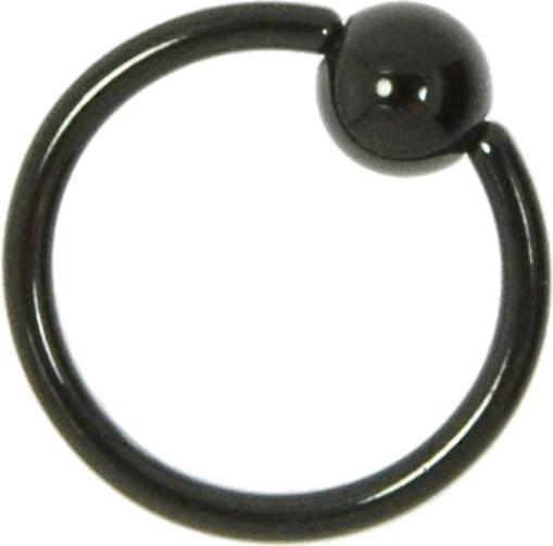 Image du produit Bijouteria Tige piercing (Acier chirurgical 316L, Revêtement PVD (noir))