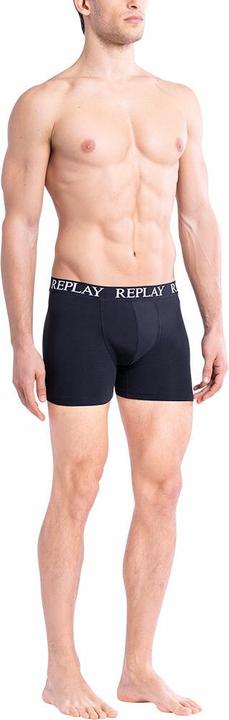 Image du produit Replay Trunk BOXER Style 01/C Basic Cuff Logo im 2er Pack (M, lot de 2)