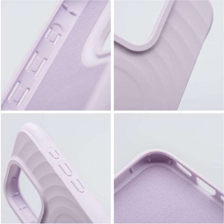 Actual product image OEM Back panel cover Silicone Zephyr Mag Cover compatible with MagSafe do IPHONE 13 lilac (Apple iPhone 13)