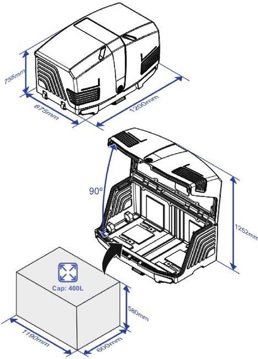 Produktbild Tow Car Gepäckträger Urban V3 (400 l)