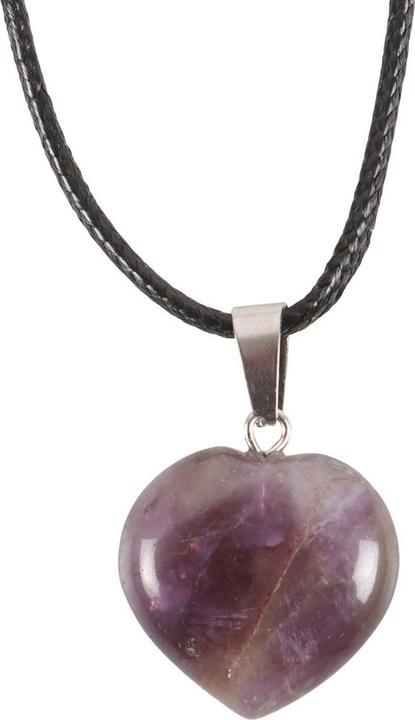 Produktbild Something Different Herz Halskette Healing Amethyst (100% synthetisches Material)