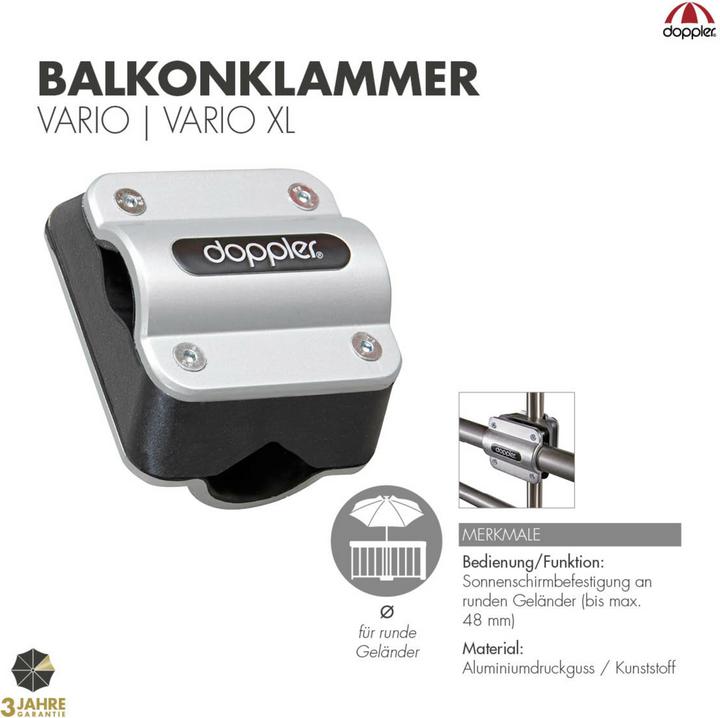 Produktbild Doppler Balkonklammer