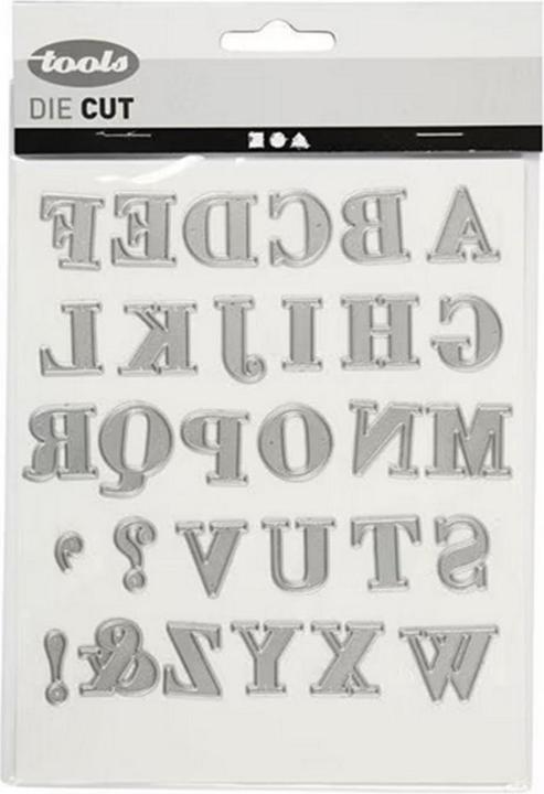Produktbild Creativ Company Stanzschablone 2 x 1.5 - 2.5 cm, Alphabet