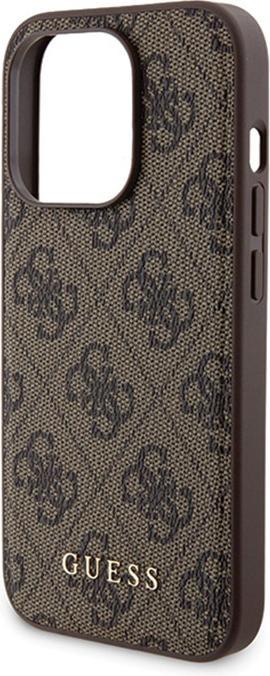 Actual product image Guess Zestaw GUBPM5P15X4GEMGW iPhone 15 Pro Max 6.7" hardcase + Powerbank 5000mAh MagSafe brązowy/br (Apple iPhone 15 Pro Max)