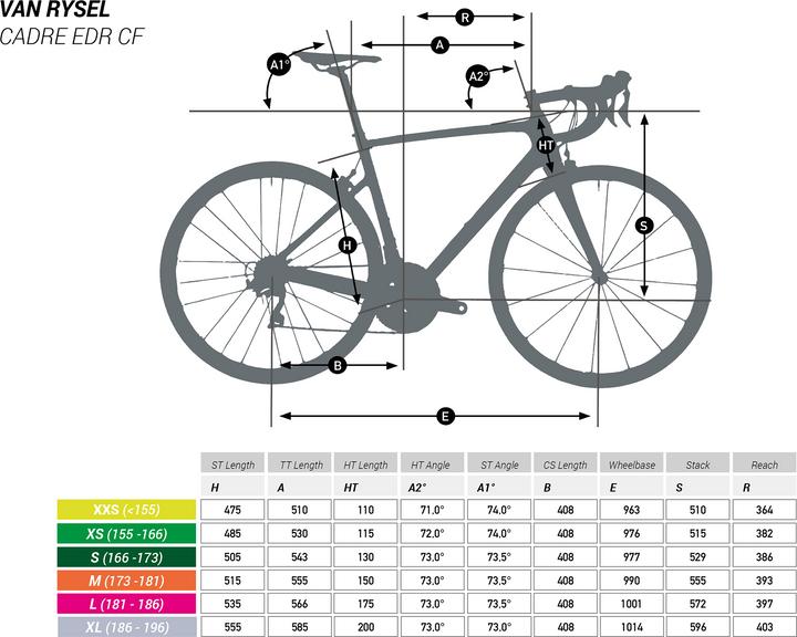 Actual product image Van rysel Edr Cf Ultegra (180 cm)