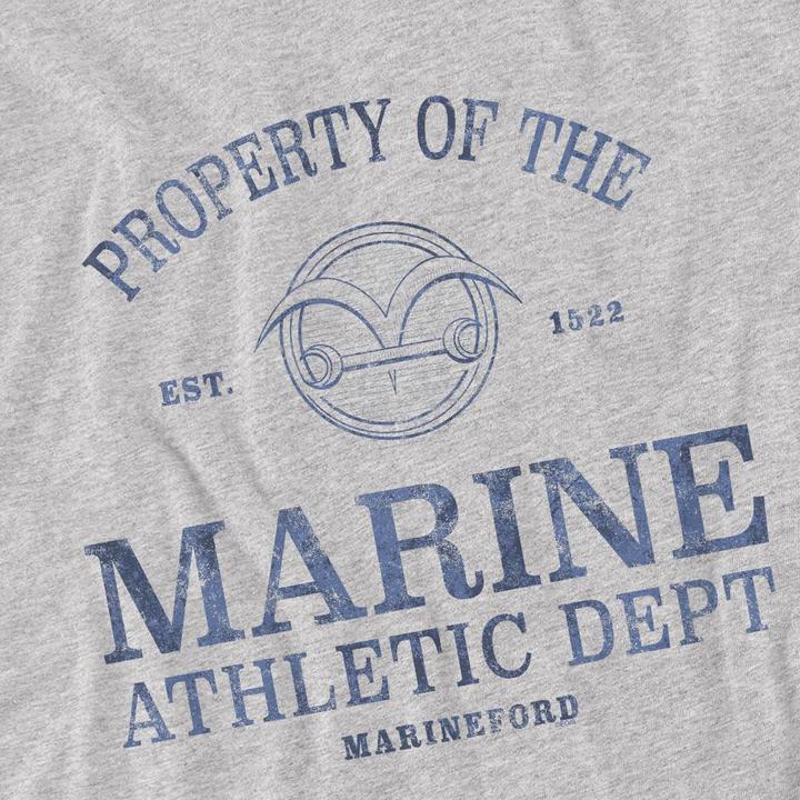 Actual product image One Piece Childrens/Kids Marine Dept Athletic T-Shirt (128)