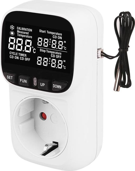 Produktbild Offgridtec Temperaturregler für Steckdose mit Digitalanzeige und externem Sensor