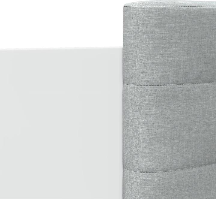 Produktbild VidaXL Bettgestell mit Kopfteil und LED-Leuchten (90 x 200 cm)