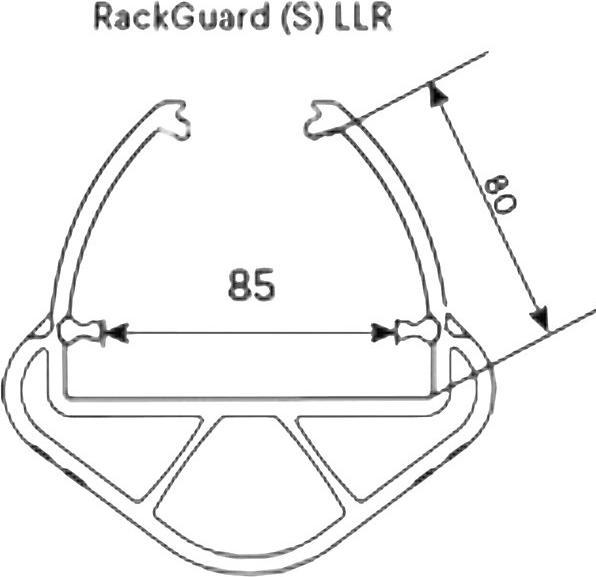 Image du produit A-Safe Protection anti-heurt pour rayonnage RackGuard