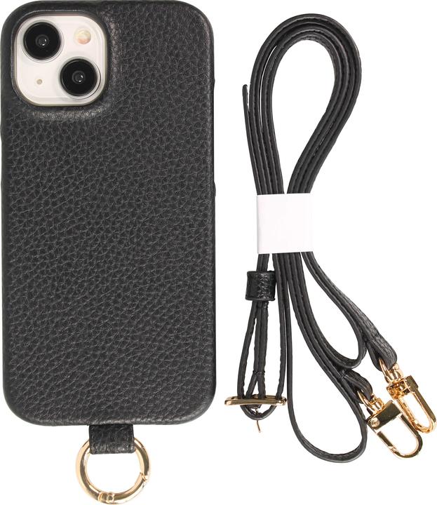 Immagine prodotto PhoneLook Coque Premium cuir véritable de luxe avec lanière en cuir réglable et amovible + MagSafe (Apple iPhone 15)