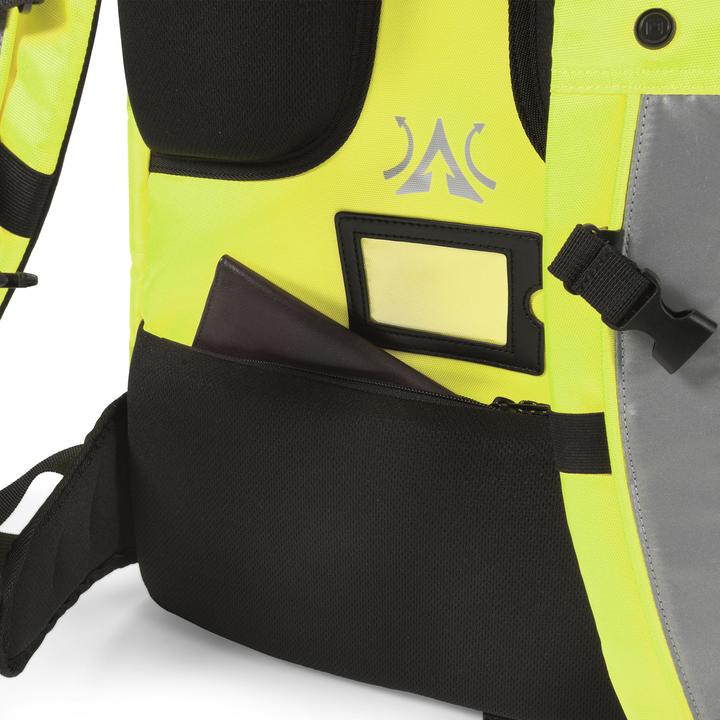 Produktbild Dicota Rucksack Hi-Vis 32 - 38 Liter - gelb (38 l)