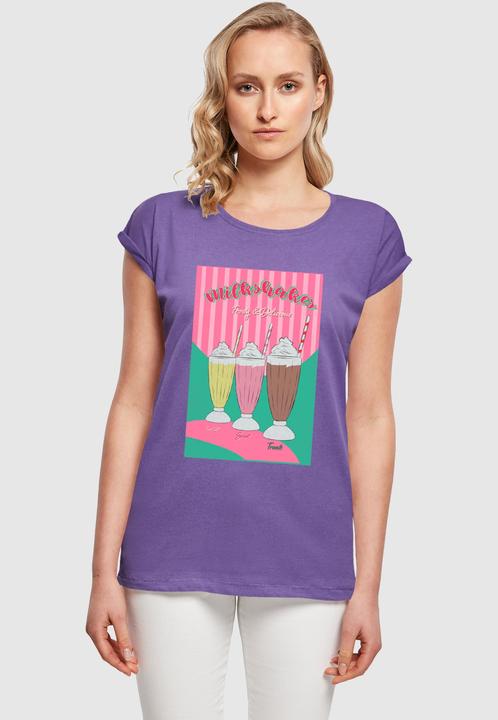 Immagine prodotto Mister Tee MisterTee Ladies Milkshake Tee - Maglietta a spalla larga - 178079 (M)