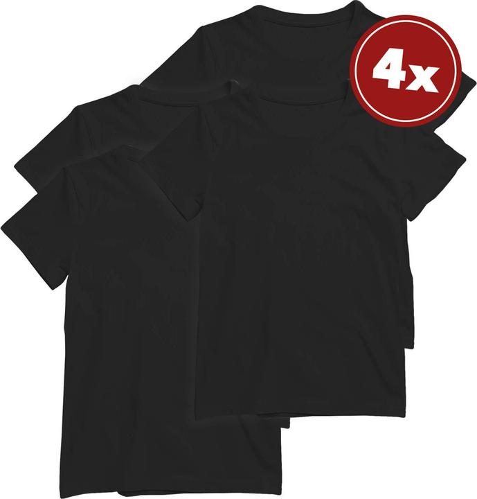 Army Shop 4er-Set Qualitäts T-Shirt