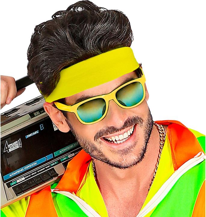 Actual product image Widmann 80s - headband neon yellow