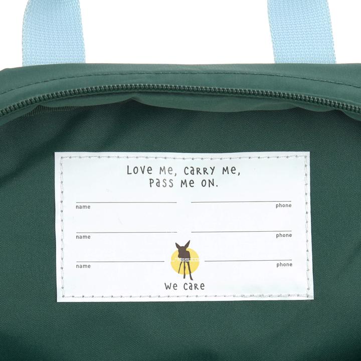 Image du produit Lässig Rucksack Mini Square – Little Gang, Lemon / Dark green