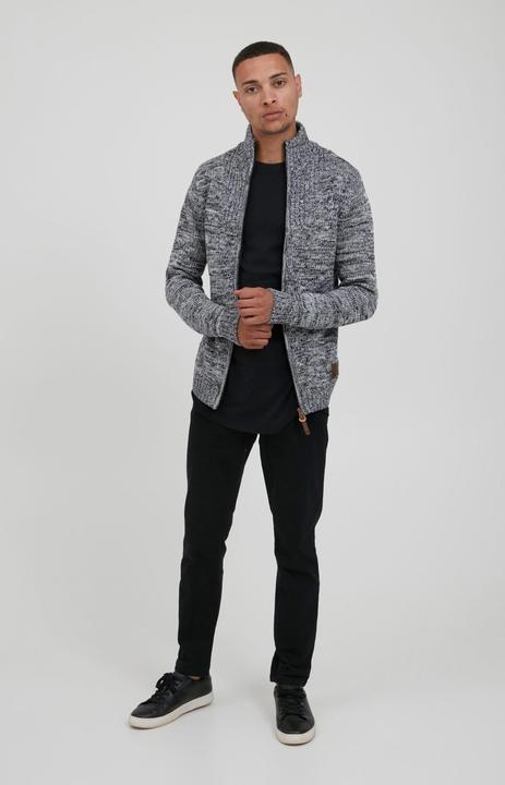 Image du produit Solid Pomeroy Cardigan Gilet Veste En Grosse Maille Pour Homme Avec Col Droit 100% Coton (L)