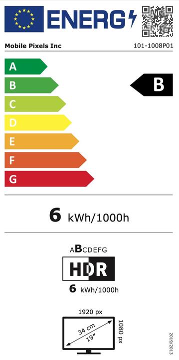 Energie-Label Mobile Pixels Glance Pro (1920 x 1080 Pixel, 15.60")