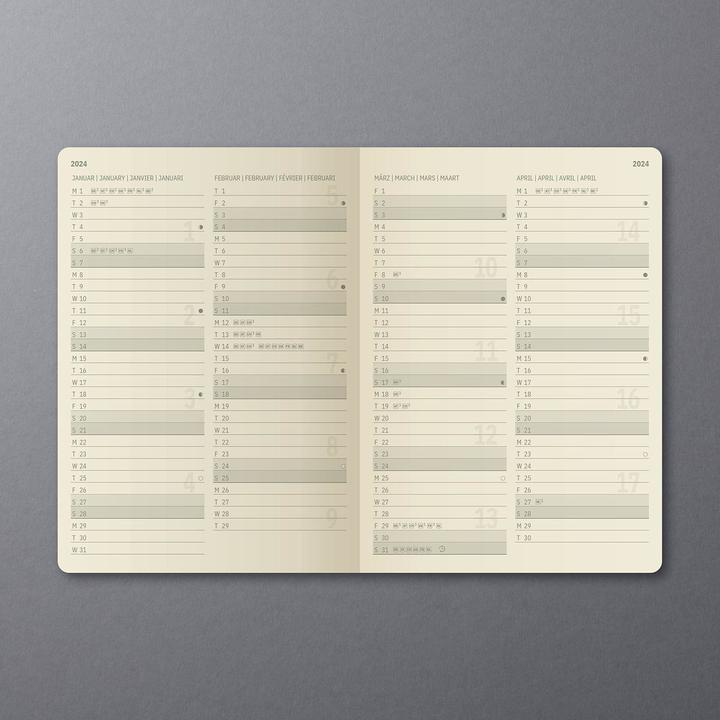 Produktbild Sigel Tagesagenda (15 x 10.8 cm, Deutsch)