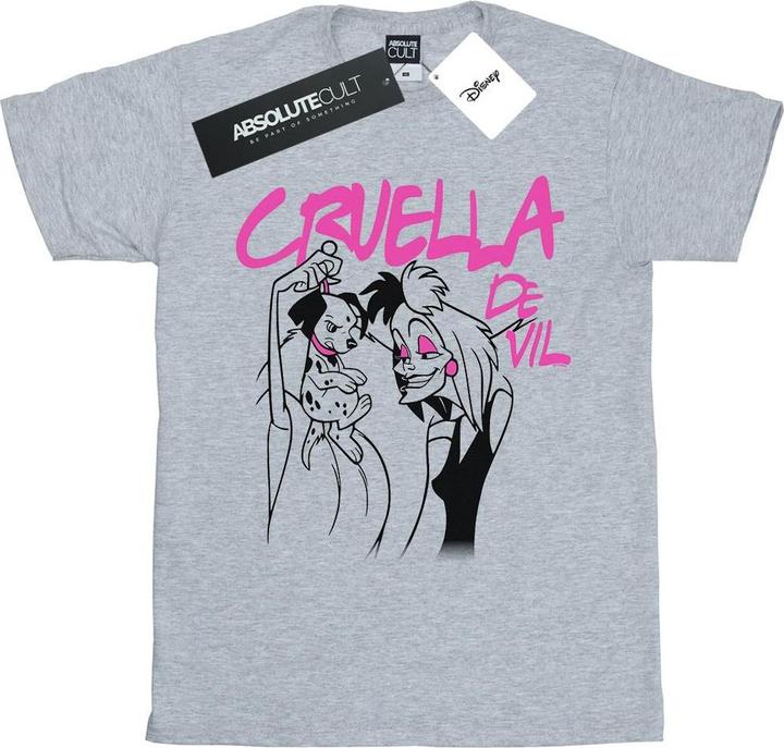 Produktbild Disney Cruella De Vil Collared TShirt Mädchen (140, 146)